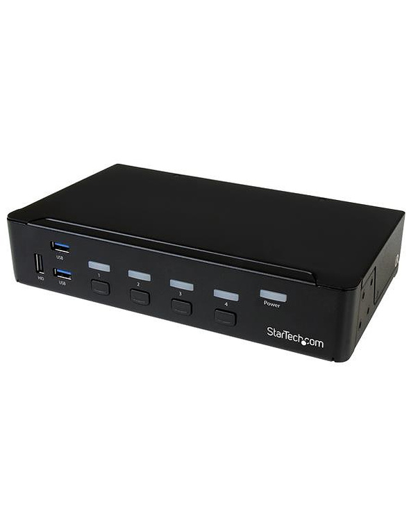 StarTech.com Switch KVM USB DisplayPort à 4 ports avec hub USB 3.0 intégré - 4K 30 Hz