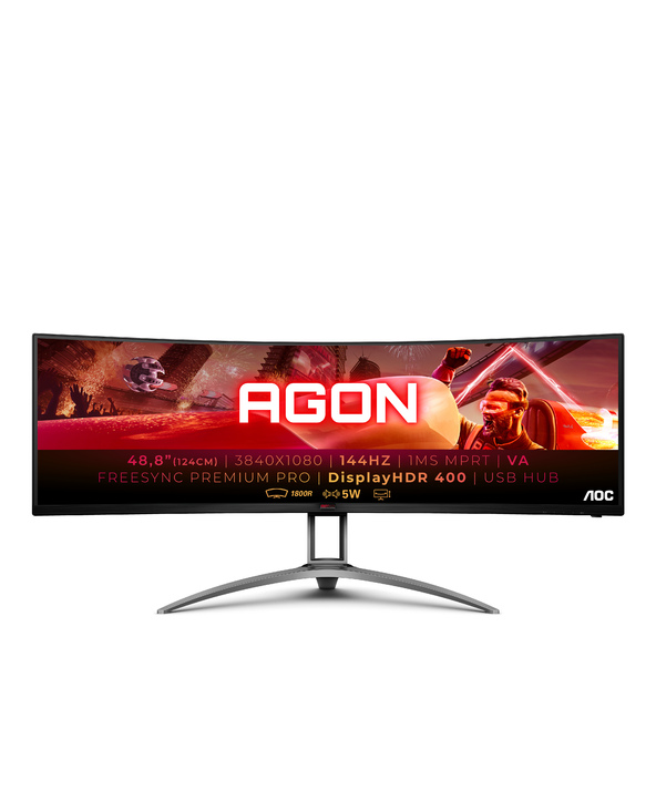AOC AG493QCX 48.8" LED Double Full HD 1 ms Noir