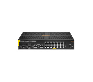 Aruba 6100 12G Class4 PoE 2G/2SFP+ 139W Géré L3 Gigabit Ethernet (10/100/1000) Connexion Ethernet, supportant l'alimentation via