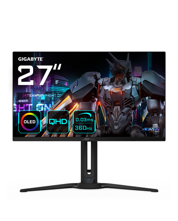 AORUS FO27Q3 27" OLED Quad HD 0,03 ms Noir