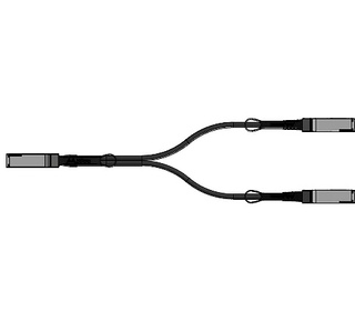 Nvidia MCA7J50-H004R câble InfiniBand et à fibres optiques 4 m QSFP56 2xQSFP56 Noir