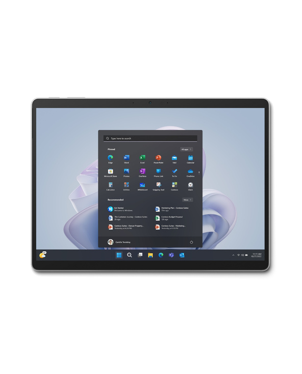Microsoft Surface Pro 9 13" 256 Go Platine