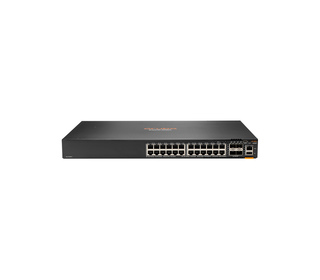 Aruba 6200F 24G 4SFP+ Géré L3 Gigabit Ethernet (10/100/1000) 1U Noir