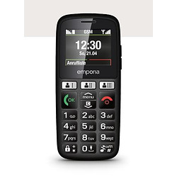 Emporia HAPPY 70 g Noir Téléphone d'entrée de gamme