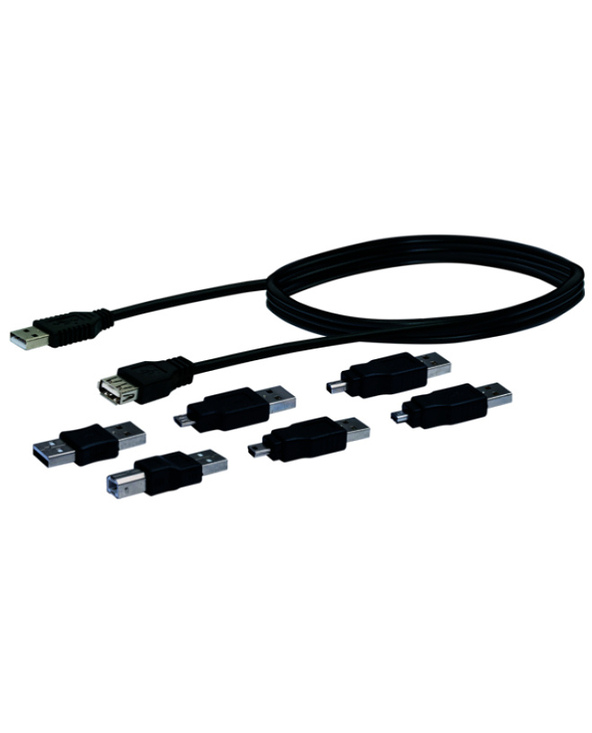 Schwaiger CAUSET531 câble USB USB 2.0 USB A Noir