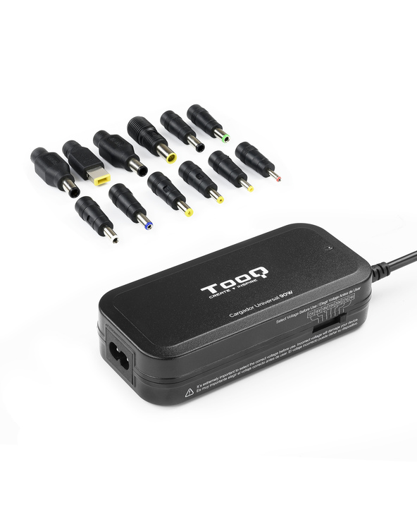 TooQ TQLC-90BS02M chargeur d'appareils mobiles Caméscope numérique, Caméra Numérique, MP3, Téléphone portable Noir Secteur Intér