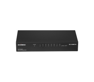 Edimax GS-1008E V2 commutateur réseau Non-géré Gigabit Ethernet (10/100/1000) Noir