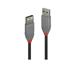 Lindy 36690 câble USB 0,2 m USB 2.0 USB A Noir