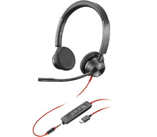 POLY Blackwire 3325 USB-C 3.5mm Stereo Headset