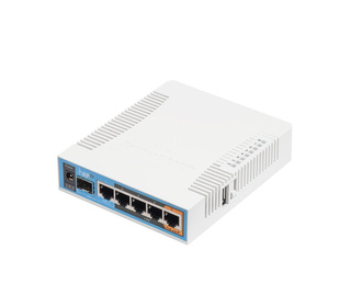 Mikrotik hAP ac 500 Mbit/s Blanc Connexion Ethernet, supportant l'alimentation via ce port (PoE)