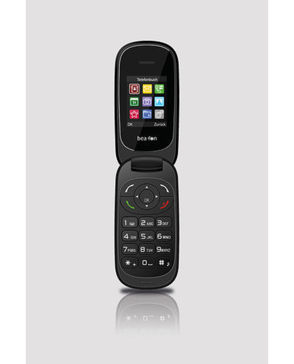 Beafon C220 4,5 cm (1.77") 82 g Noir Téléphone d'entrée de gamme