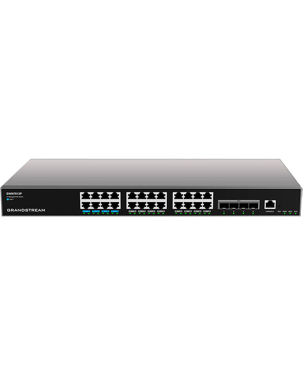 Grandstream Networks GWN7813P commutateur réseau Géré L3 Gigabit Ethernet (10/100/1000) Connexion Ethernet, supportant l'aliment