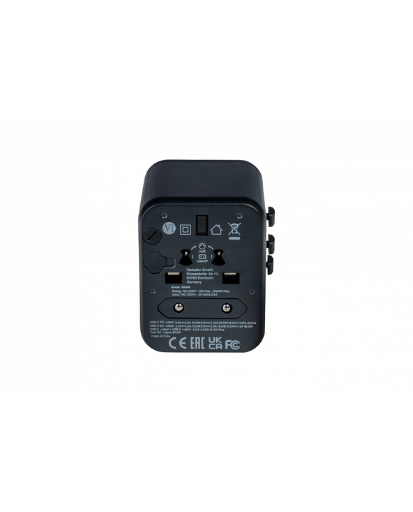 Verbatim 49544 chargeur d'appareils mobiles Noir