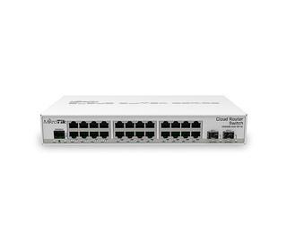 Mikrotik CRS326-24G-2S+IN commutateur réseau Géré Gigabit Ethernet (10/100/1000) Connexion Ethernet, supportant l'alimentation v