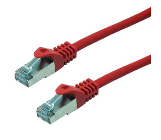 MCL 0.3m Cat6 F/UTP câble de réseau Rouge 0,3 m F/UTP (FTP)