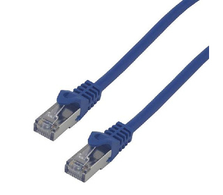 MCL 0.3m Cat6 F/UTP câble de réseau Bleu 0,3 m F/UTP (FTP)