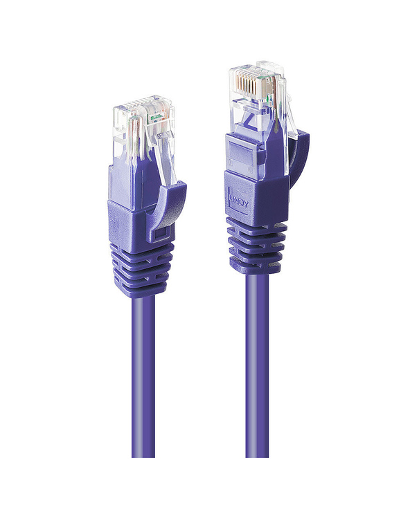 Lindy 48121 câble de réseau Violet 0,5 m Cat6 U/UTP (UTP)