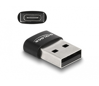 DeLOCK 60002 changeur de genre de câble USB A USB C Noir