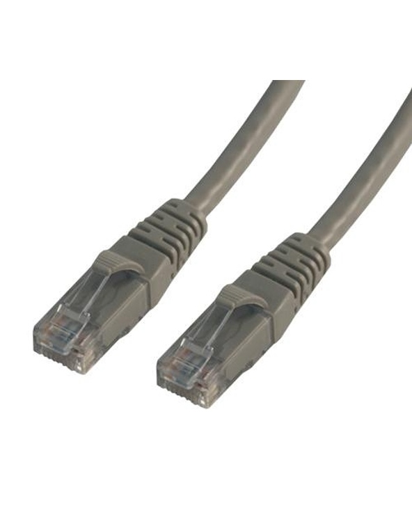 MCL RJ45 CAT6 A U/UTP 5m câble de réseau Gris Cat6a