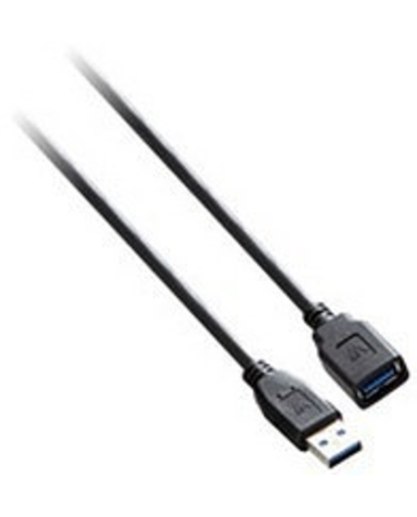 V7 Câble d'extension USB 3.0 A femelle vers USB 3.0 A mâle, noir 3m 10ft V7 Câble d'extension USB 3.0 A femelle vers USB 3.0 A mâle, noir 3m 10ft