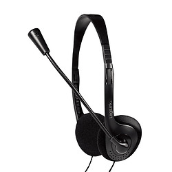 LogiLink HS0052 écouteur/casque Avec fil Arceau Bureau/Centre d'appels Noir
