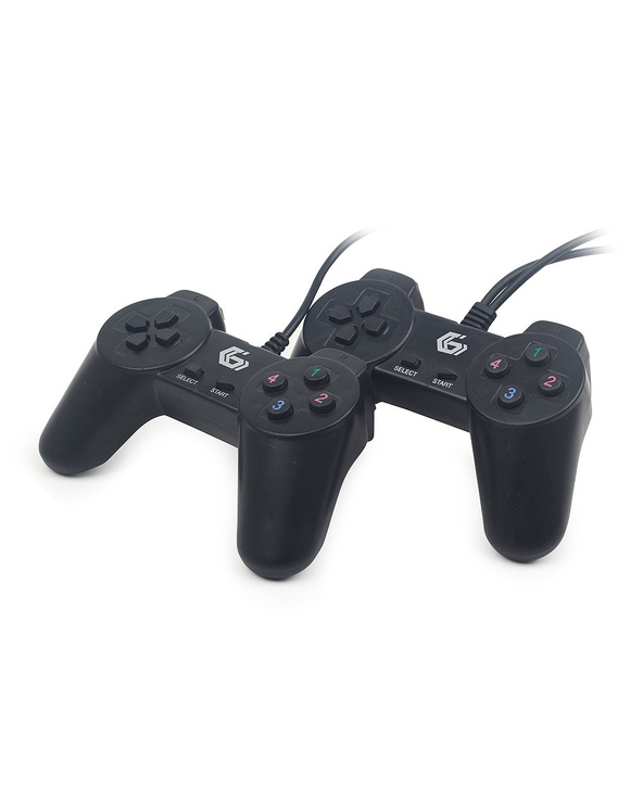 Gembird JPD-UB2-01 accessoire de jeux vidéo Noir USB 2.0 Manette de jeu PC