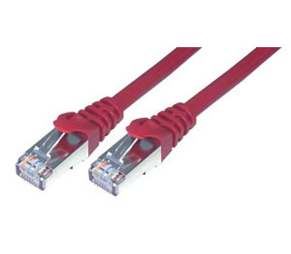 MCL Cable RJ45 Cat6 0.5m Red câble de réseau Rouge 0,5 m