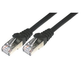 MCL FCC6BM-0.5M/N câble de réseau Noir 0,5 m Cat6