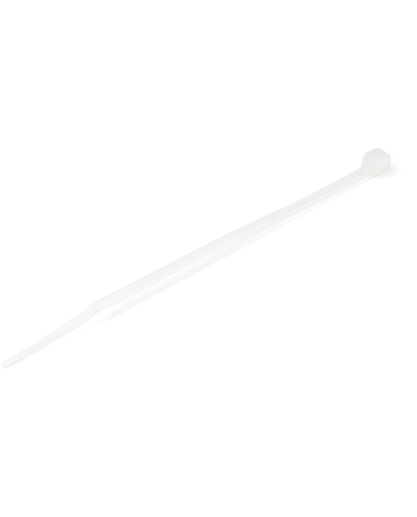 StarTech.com Colliers de Serrage 10 cm Blancs - Largeur 2 mm - Diam. faisceau 22 mm - Résistance traction 8 kg - Fermeture gliss