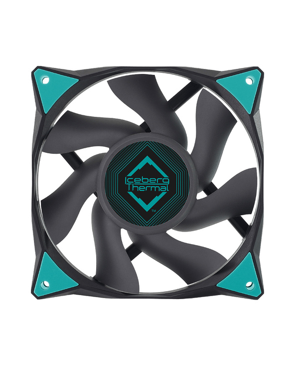 Iceberg Thermal IceGALE Boitier PC Ventilateur 12 cm Noir 1 pièce(s)