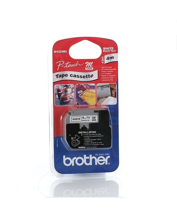 Brother MK221SBZ Labelling Tape (9mm) ruban d'étiquette M
