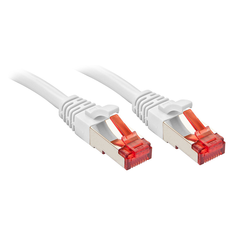 Lindy Cat.6 S/FTP 0.5m câble de réseau Blanc 0,5 m Cat6 S/FTP (S-STP)