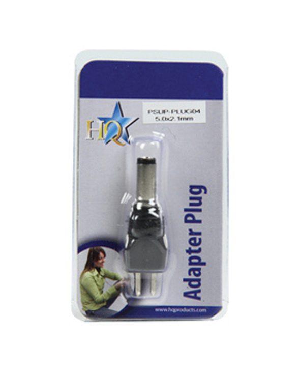 HQ PSUP-PLUG04 changeur de genre de câble 5x2.1mm Secteur Noir