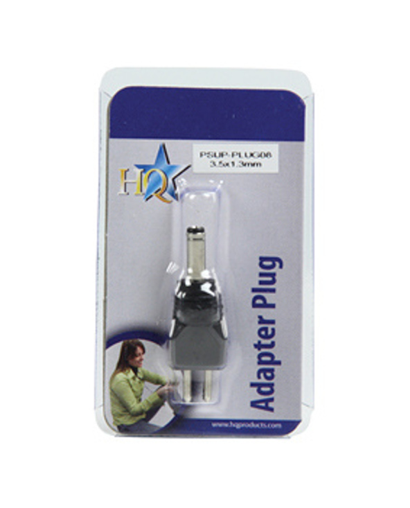 HQ PSUP-PLUG08 changeur de genre de câble 3,5x1,35 Secteur Noir