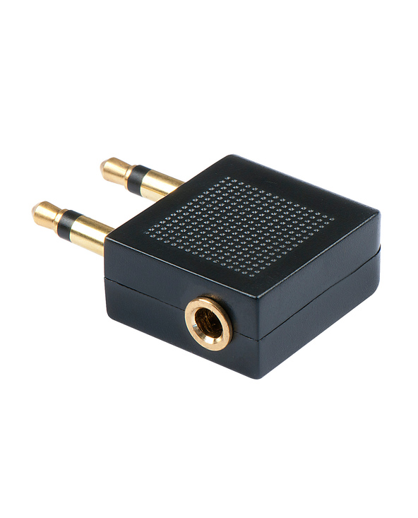Lindy 35626 changeur de genre de câble 2 x 3.5mm 3,5mm Noir