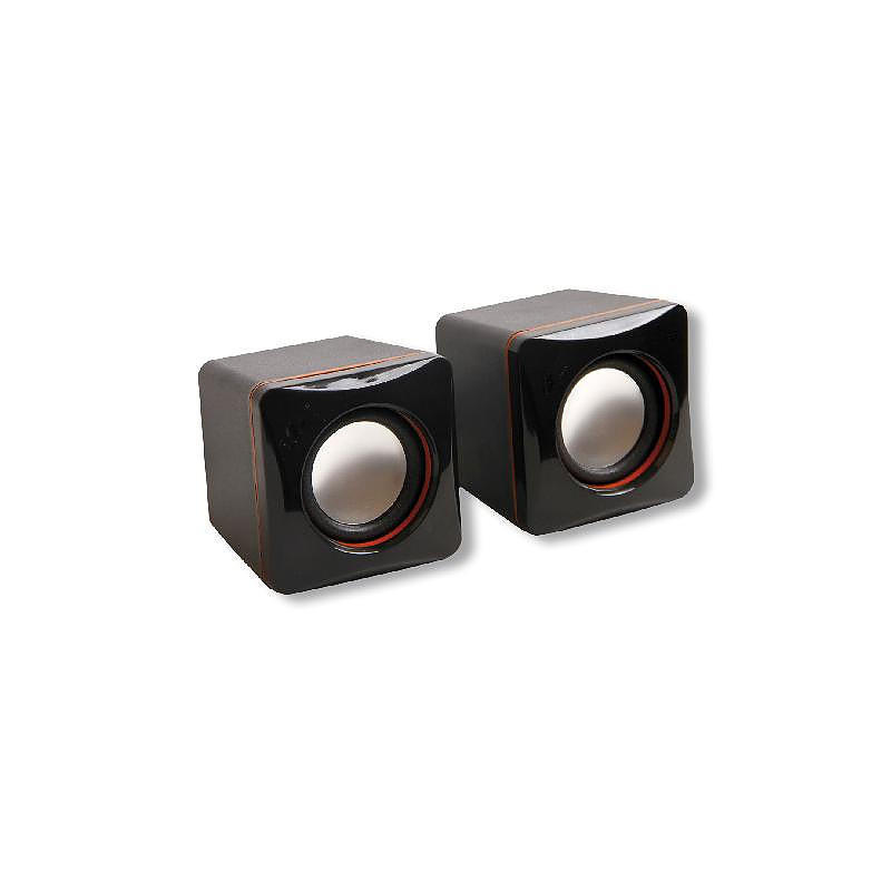 MCL HP-USB2/4 haut-parleur 2-voies Noir Avec fil 4 W