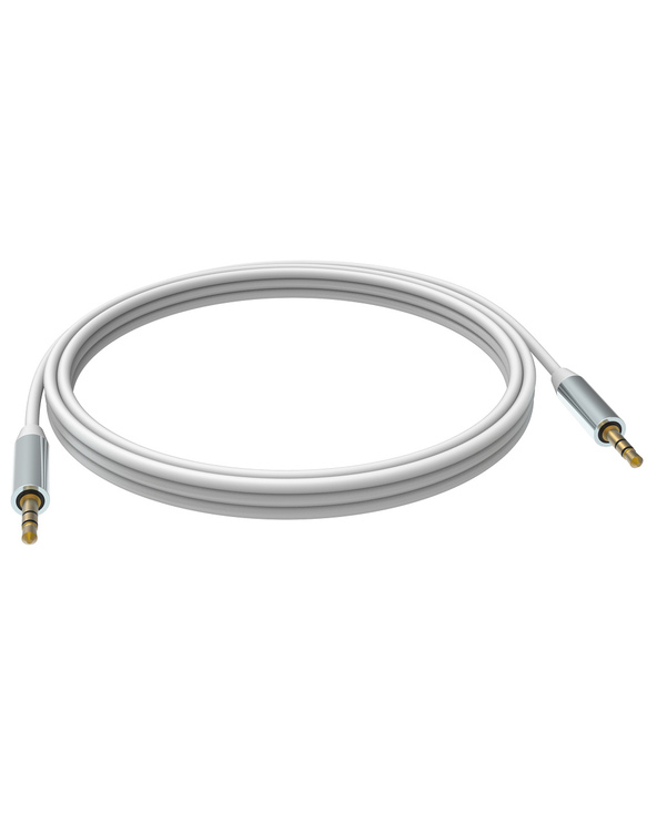 Vision 2 x 3.5mm, 2m câble audio 3,5mm Blanc