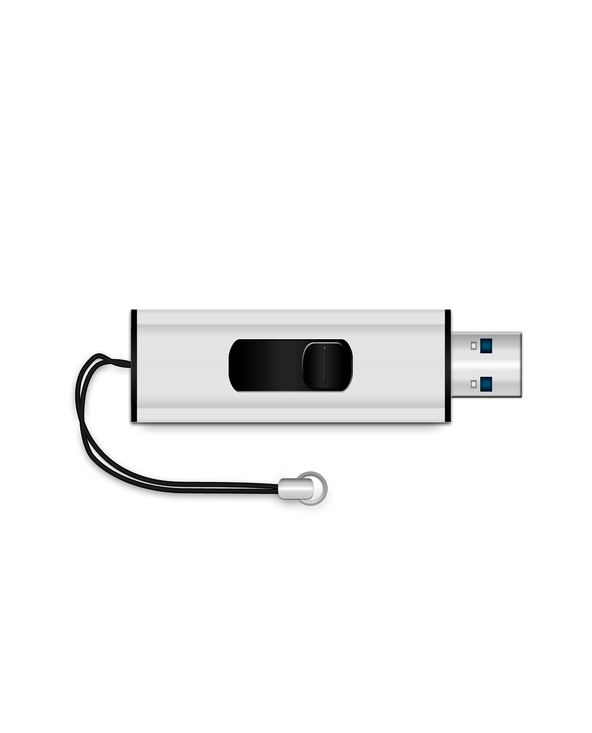 MediaRange MR914 lecteur USB flash 8 Go USB Type-A 3.2 Gen 1 (3.1 Gen 1) Noir, Argent