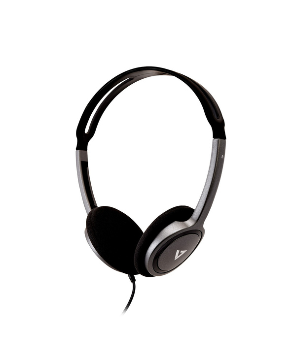 V7 HA310-2EP écouteur/casque Écouteurs Avec fil Arceau Musique Noir, Argent