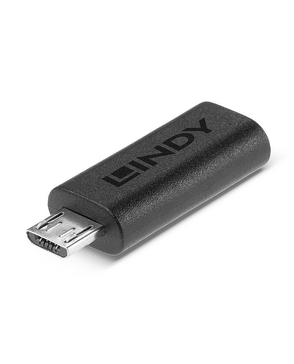 Lindy 41903 changeur de genre de câble USB Type C USB Type Micro-B Noir