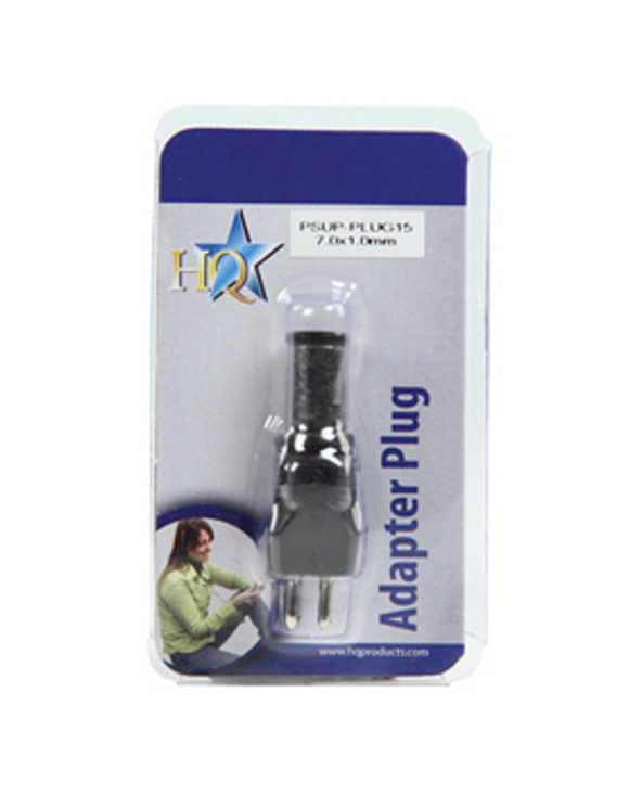 HQ PSUP-PLUG15 changeur de genre de câble 7x1mm Secteur Noir