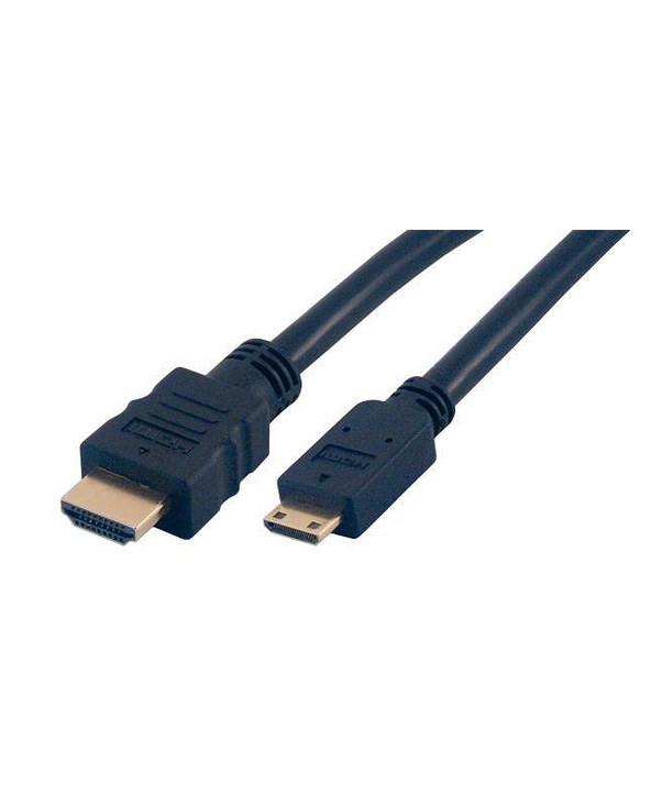 MCL 2m HDMI câble HDMI HDMI Type A (Standard) HDMI Type C (Mini) Noir