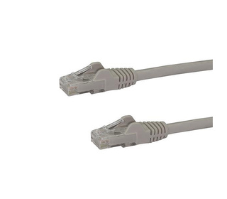 StarTech.com Câble réseau Cat6 Gigabit UTP sans crochet de 5m - Cordon Ethernet RJ45 anti-accroc - M/M - Gris