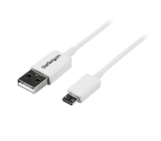 StarTech.com Câble Micro USB 2 m - A vers Micro B - Blanc