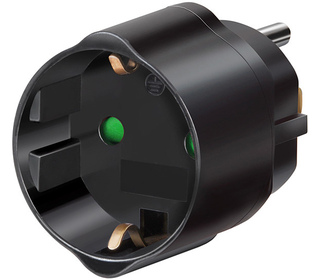 Brennenstuhl Travel Adapter adaptateur de puissance & onduleur Noir