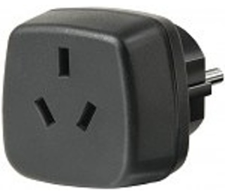 Brennenstuhl Travel Adapter Australia, China/earthed adaptateur de puissance & onduleur Noir