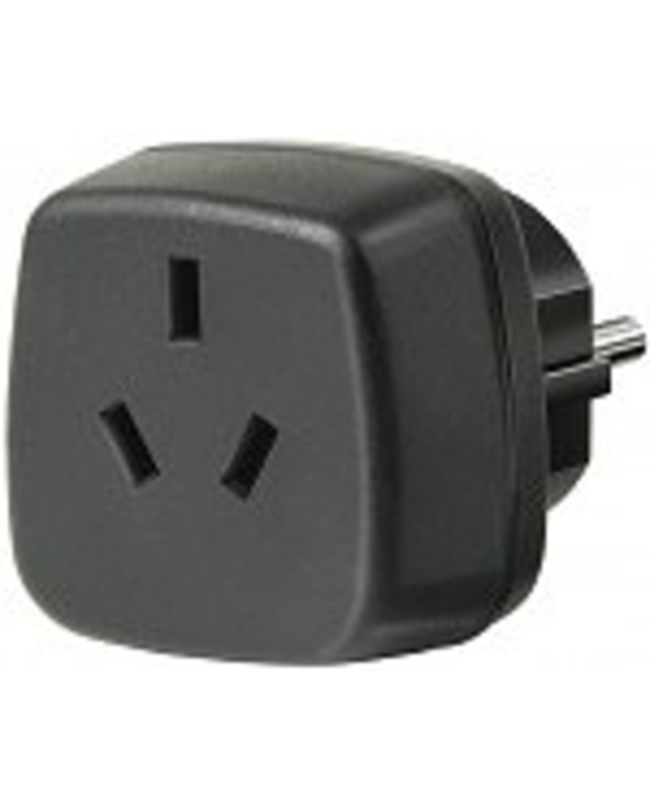 Brennenstuhl Travel Adapter Australia, China/earthed adaptateur de puissance & onduleur Noir