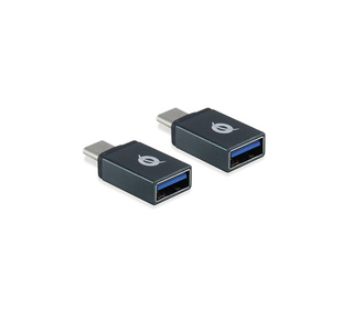 Conceptronic DONN03G changeur de genre de câble USB 3.1 Gen 1 Type-C USB 3.1 Gen 1 Type-A Noir