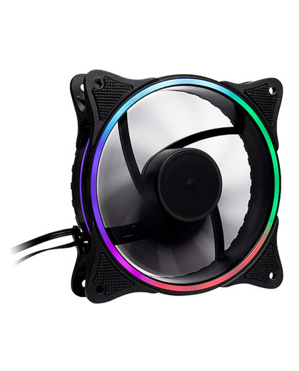 Inter-Tech 888860272 système de refroidissement d’ordinateur Universel Ventilateur 12 cm Noir 1 pièce(s)