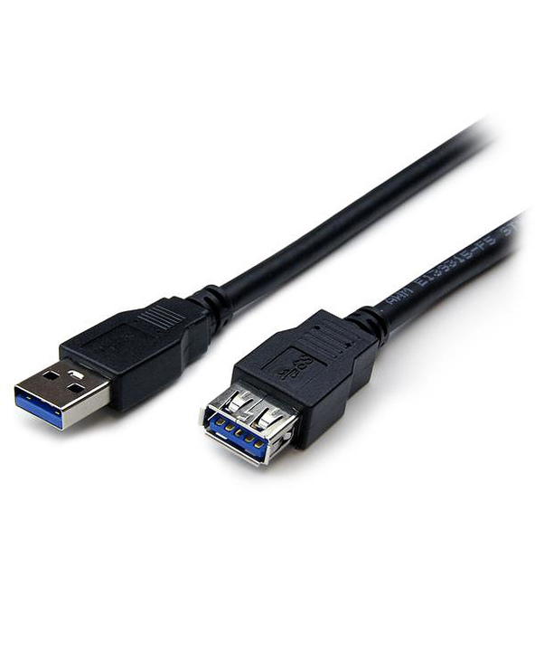 StarTech.com Câble d'extension USB 3.0 SuperSpeed de 2m - Rallonge USB A vers A - M/F - Noir